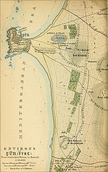 1906 map Palestine and Syria with the chief routes through Mesopotamia and Babylonia; handbook for travellers; (1906) (14804481453).jpg