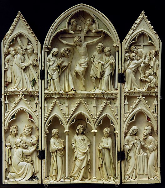 File:Paris -Musée national du Moyen-âge - Triptyque - Scène de l'enfance et de la Passion du Christ - 001.jpg