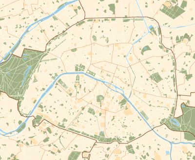 Localités impliquées à Paris