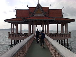 Pavilion along the ocean