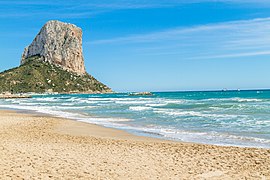 65.993 km de coastă domină climatul european (Parcul Natural din Penyal d'Ifac, Spania)
