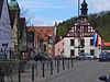 Market square of the city of Pegnitz