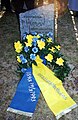 Näktergals Anders Andersson memorial site, Amsberg in Borlänge – grave of his grandson Pelle Hedman