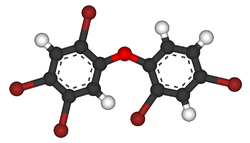 Pentabromdifenyl ether (BDE-99) - model molekuly