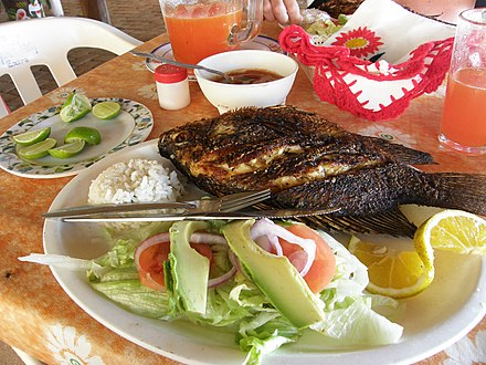 Seafood on Playa Zicatela