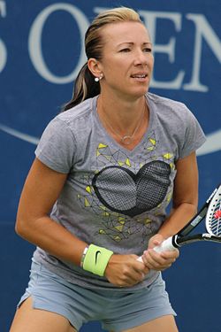 Květa Peschkeová na US Open 2016