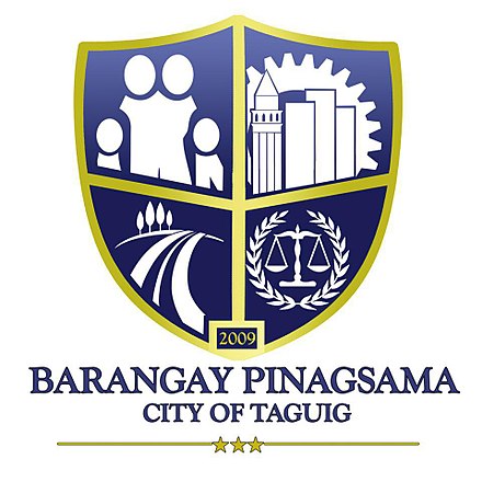 The Official Seal of Barangay Pinagsama, Taguig City