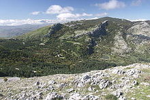 The Pizzo Carbonara, 6,493 feet (1,979 m), is the highest peak of the Sicilian Appenino siculo, which forms part of the Calabrian southern Apennines. Pizzo Carbonara.jpg