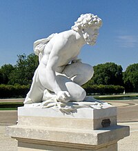 Statue de Pluton (vers 1884-1886) par Henri Chapu, située dans le parc du château de Chantilly.