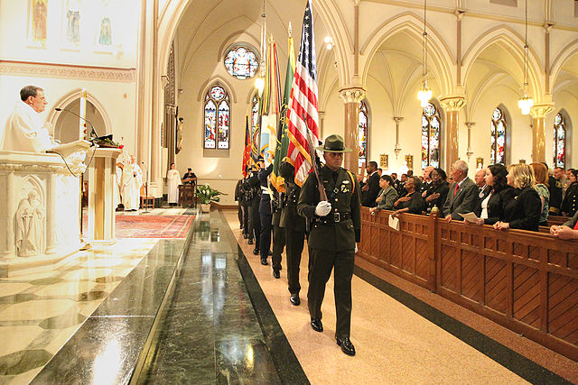 Blue mass at St. Patrick's in 2013