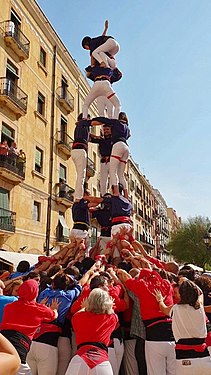 Primer 3d6 de la història de la colla l'octubre de 2018 a Tarragona.