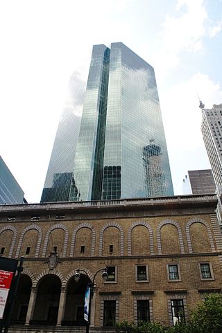 <span class="mw-page-title-main">Park Avenue Plaza</span> Office building in Manhattan, New York