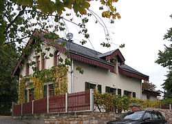 Wohnhaus im Schweizerstil (Gärtnerhaus der Goldschmidtvilla im sächsischen Radebeul)
