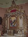 Polski: :Ołtarz główny /przed renowacją/ English: : Church - High altar /before Restoration/