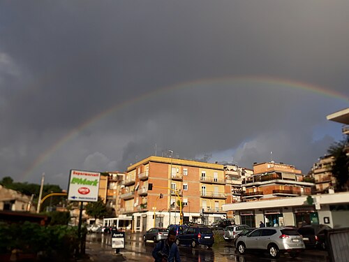 Rainbow in the sky