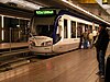 Tram 4 on its way from Zoetermeer to southern The Hague in the city center tram tunnel