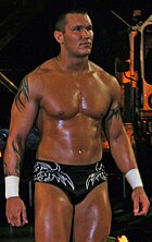 Randy Orton, who faced Rob Van Dam in a Stretcher match Randy Orton One Night Stand 2007.jpg