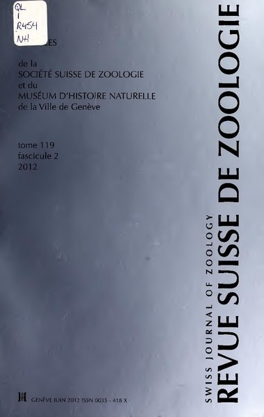 File:Revue suisse de zoologie (IA revuesuissede11922012schw).pdf