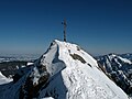 Gipfel mit Gipfelkreuz