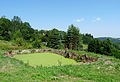 Čeština: Rybník ve vsi Rohanov v okrese Prachatice, Jihočeský kraj, část obce Chroboly. English: Pond in the village of Rohanov, Prachatice District, South Bohemian Region, Czech Republic.