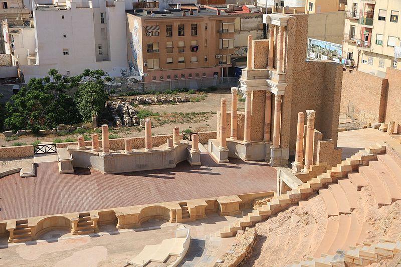 File:Roman theathre in Cartagena in Spain c.jpg