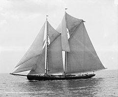 The schooner Rose Dorothea in 1907