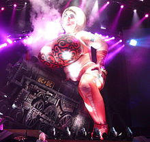 "Rosie" on the 2008 Black Ice Tour RosieACDC.JPG