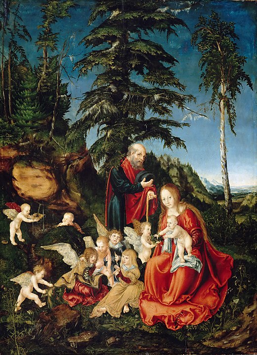 Rest on the Flight into Egypt by Lucas Cranach the Elder (1504)