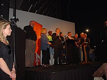 The lighting up ceremony of the Rundle Lantern Rundle Street Lights Opening.JPG