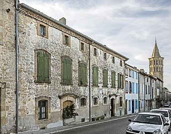 La maison de naissance. à Saint-Félix-Lauragais en Haute-Garonne.
