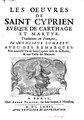 Saint Cyprien - Œuvres complètes (trad. Lombert).djvu
