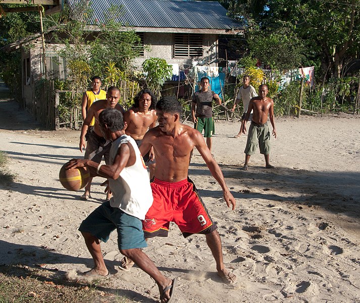 File:San Vicente, Filipino beach basketball, Palawan, Philippines.jpg