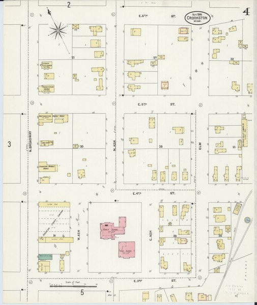 File:Sanborn Fire Insurance Map from Crookston, Polk County, Minnesota. LOC sanborn04281 005-4.tif