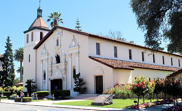 Image: Santa Clara, CA USA   Santa Clara University, Mission Santa Clara de Asis   panoramio (2) (cropped)