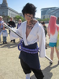 Sasuke Uchiha cosplayer at 2010 NCCBF 2010-04-18 1.JPG