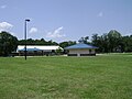 Restrooms, picnic shelter, picnic tables