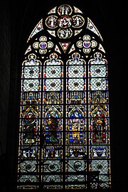 14th century glass in Sens Cathedral