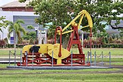 Pumpjack mechanism on display