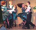 Shramore Set, 2. Figur, Polka: Swing mit "Céilí-hold", St. Patrick´s Day Céilí 2004 in Wien