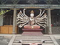 The statue of Guanyin close-up