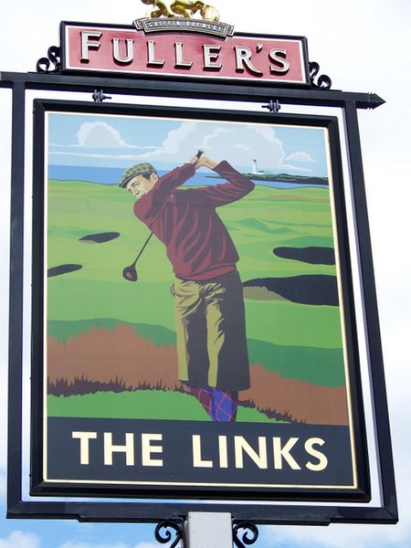 File:Sign for the Links Hotel - geograph.org.uk - 1328699.jpg