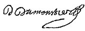 signature de Daniel Dumonstier