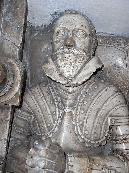 Effigy of Sir Richard Berkeley (d. 1604), The Gaunts Chapel, Bristol