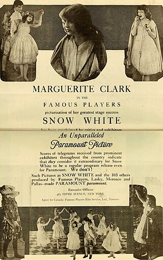 <i>Snow White</i> (1916 film) 1916 American silent romantic fantasy film directed by J. Searle Dawley