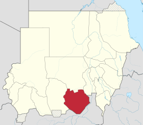 Localisation de Kordofan du Sud