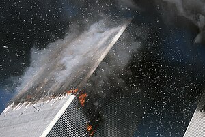 Einsturz Des World Trade Centers: Hintergrund, Die zwei Einschläge, Einsturz der Türme