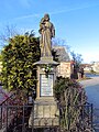 Čeština: Socha sv. Josefa v Březníku, okr. Třebíč. English: Statue of Saint Joseph in Březník, Třebíč District.