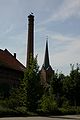 Storchennest und Kirche