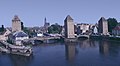 Strassburg-Ponts Couverts-02-von Barrage Vauban-Muenster-1987-gje.jpg