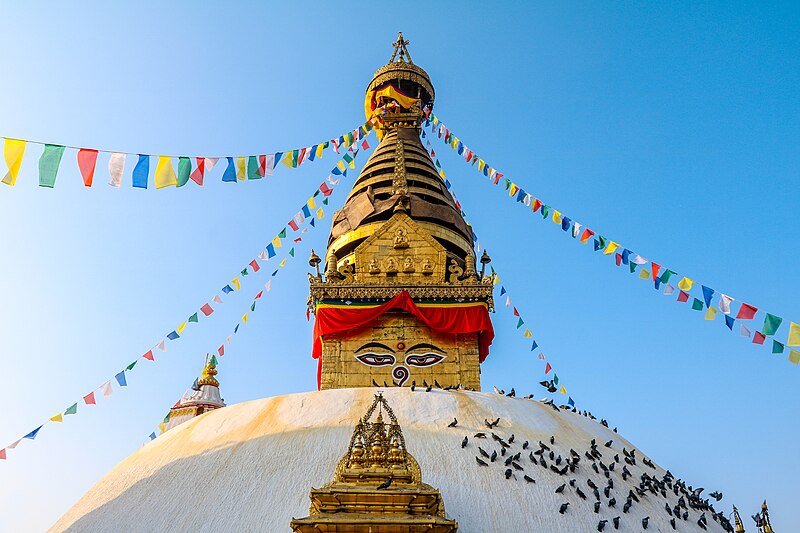 File:Swayambhunath temple - an ancient religious architecture of Nepal.jpg